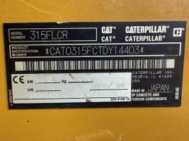 Cat 315 F LCR 