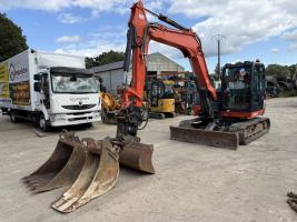 Kubota&nbsp;KX 080-4a mit Powertilt&nbsp;