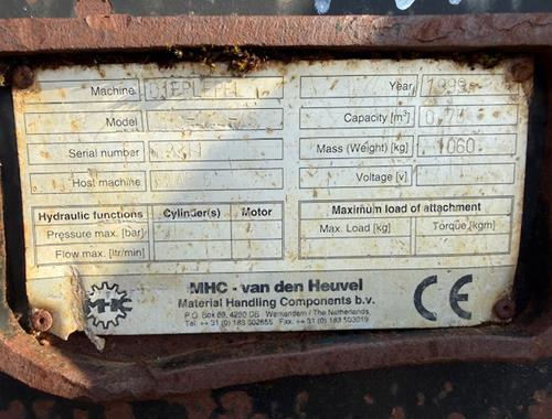 Verachtert CW 55 s - 850 mm - Ref 171