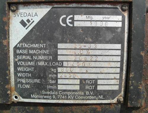 Sieve Bucket Svedala - Parts